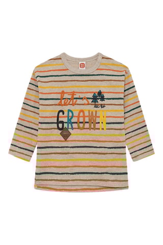 T-shirt - Beige chiné