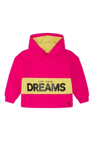 Sweater met Capuchon - Fuchsia