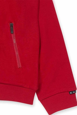 Sweat à capuche - Rouge