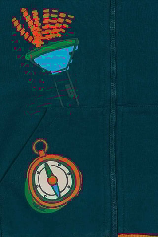 Sweater met Capuchon en Oortjes - Groen