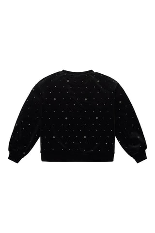 Sweat en velours - Noir