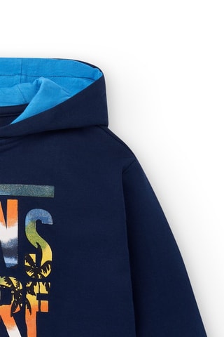 Sweat à capuche - Bleu marine