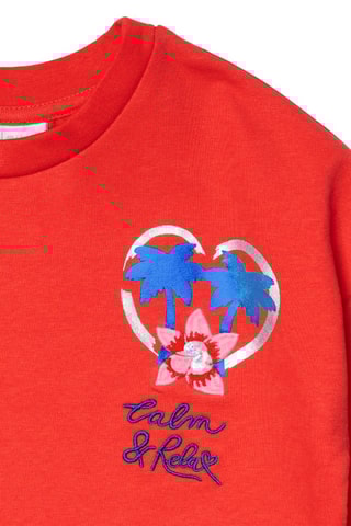 Sweater Hello Playa - Rood