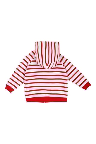 Sweat réversible Beach Day - Rouge et blanc