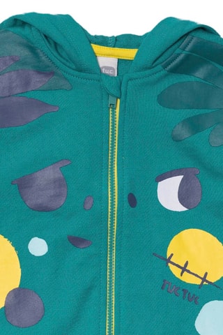 Sweater met capuchon Treasure Island - Groen