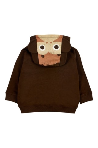 Sweater Met Capuchon Banana Records - Bruin