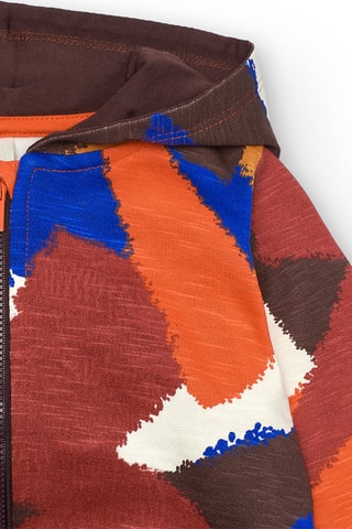 Sweater met Capuchon - Oranje