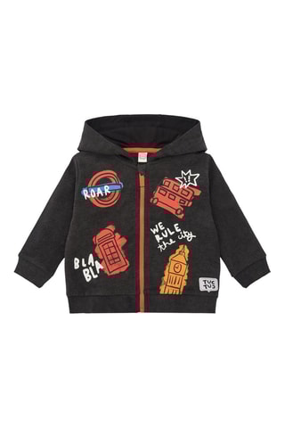 Sweater met Capuchon - Donkergrijs