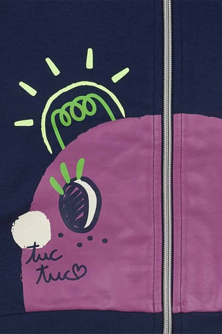 Sweater met Capuchon - Marineblauw