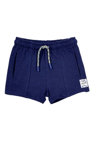 Short Ocean Wonders - Marineblauw