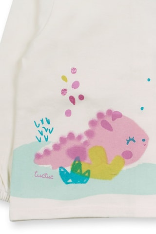 Top en Legging met Trompe-l’œil - Roze en Wit