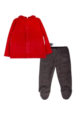 Velours Top en Broek - Grijs