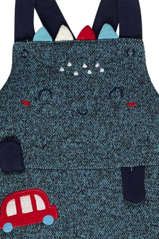 T-shirt en Tuinbroek - Marineblauw