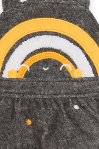 Tuinjurk en T-shirt - Gemêleerd Donkergrijs