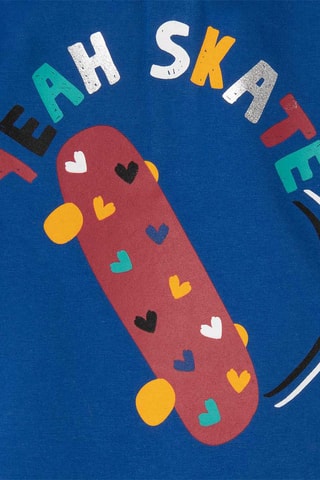 T-shirt en Legging - Kobaltblauw