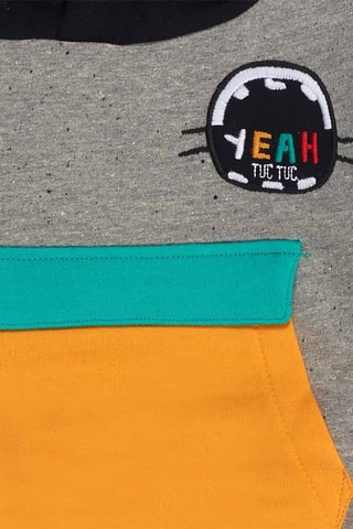 Sweater met Capuchon en Joggingbroek - Grijs