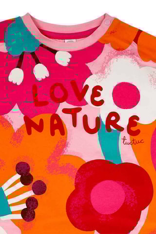 T-shirt en Legging - Roze