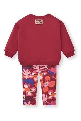 Sweater en Legging - Bordeauxrood