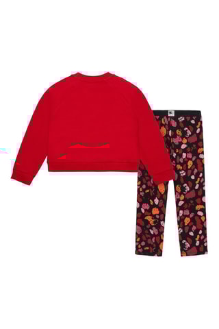 Sweat et legging - Rouge et noir