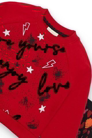 Sweat et legging - Rouge et noir