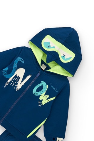 Sweater met Capuchon en Joggingbroek - Limoengroen