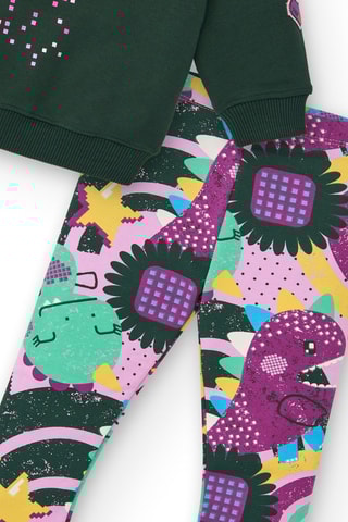 Sweat et legging - Vert foncé