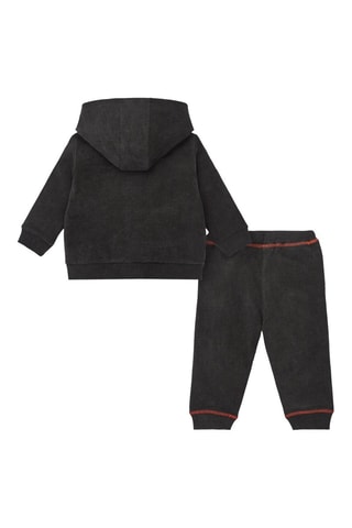 Sweater met Capuchon en Joggingbroek - Donkergrijs