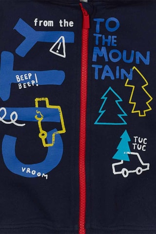 Sweater met Capuchon en Joggingbroek - Marineblauw