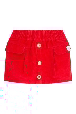 Velours Rok - Rood