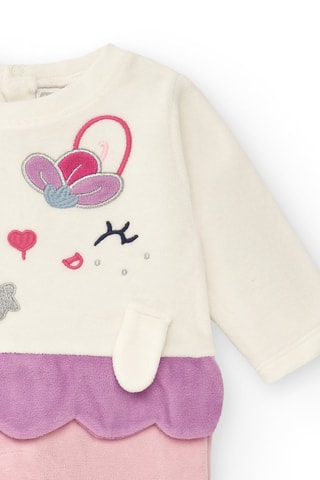 Velours Kruippakje - Lichtpaars