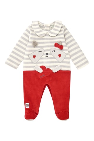 Velours Kruippakje - Lichtgrijs