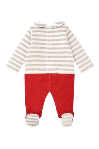 Velours Kruippakje - Lichtgrijs