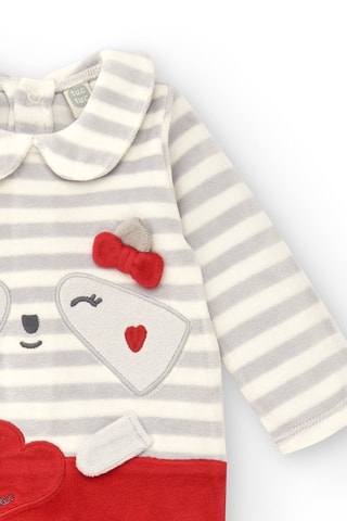 Velours Kruippakje - Lichtgrijs