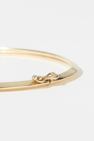 Armband Rond Geelgoud