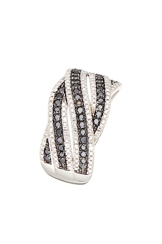 Anello Aurora - Oro bianco e diamanti