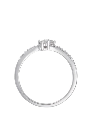 Anello Aphrodite - Oro Bianco e Diamanti