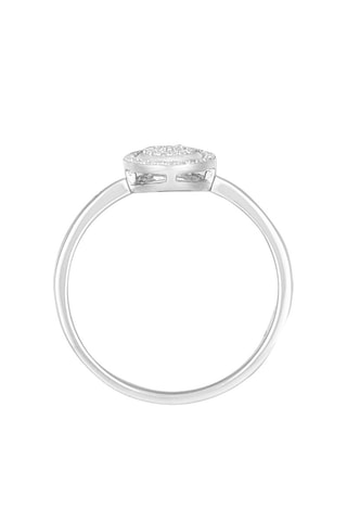 Anello Fou de toi - Oro bianco e diamanti