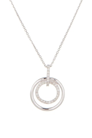 Pendente Tahkli Ouro branco e diamantes