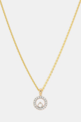 Hanger Ischia - Geelgoud en Diamanten