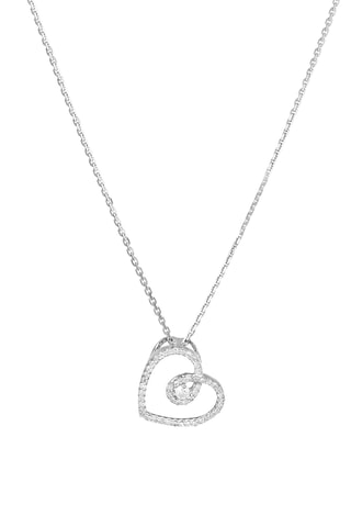 Hanger My Sweet Love  Witgoud en Diamanten