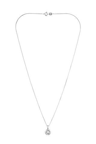 Hanger Round & Round - Witgoud en Diamanten 0,06 Karaat/8