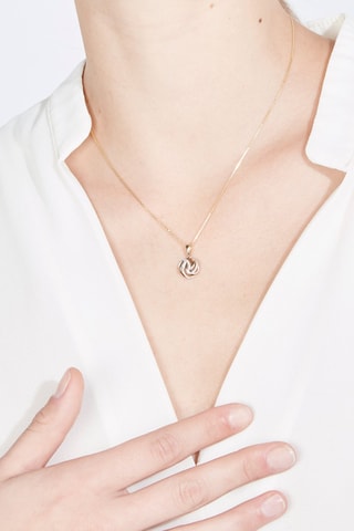 Hanger Golden Eye Geelgoud en Diamant