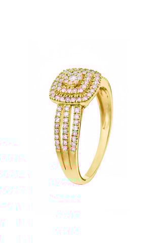 Anillo - Oro amarillo y diamantes