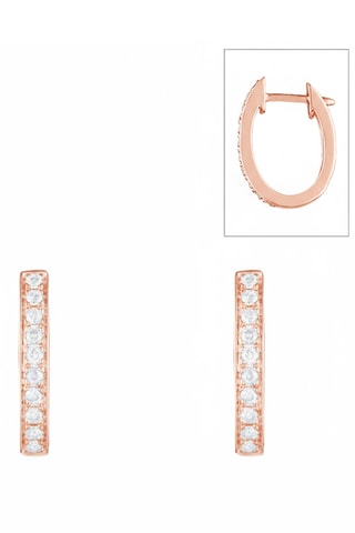 Creolen - Roségoud en Diamanten