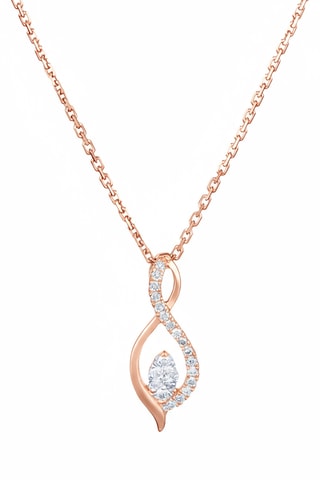 Hanger - Roségoud en Diamanten