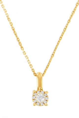 Hanger - Geelgoud en Diamanten