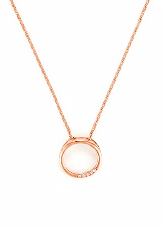 Hanger - Roségoud en Diamanten