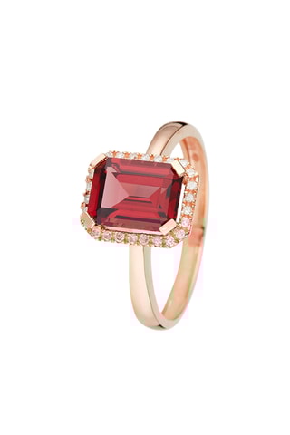 Anello - Oro rosa e diamanti