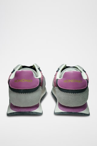 Sapatilhas Cheetah - Prateado e violeta-escuro