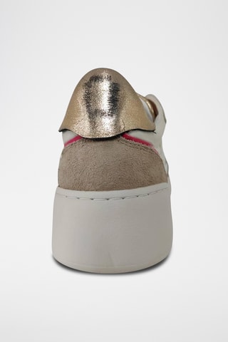 Sapatilhas de couro Bango - Bege